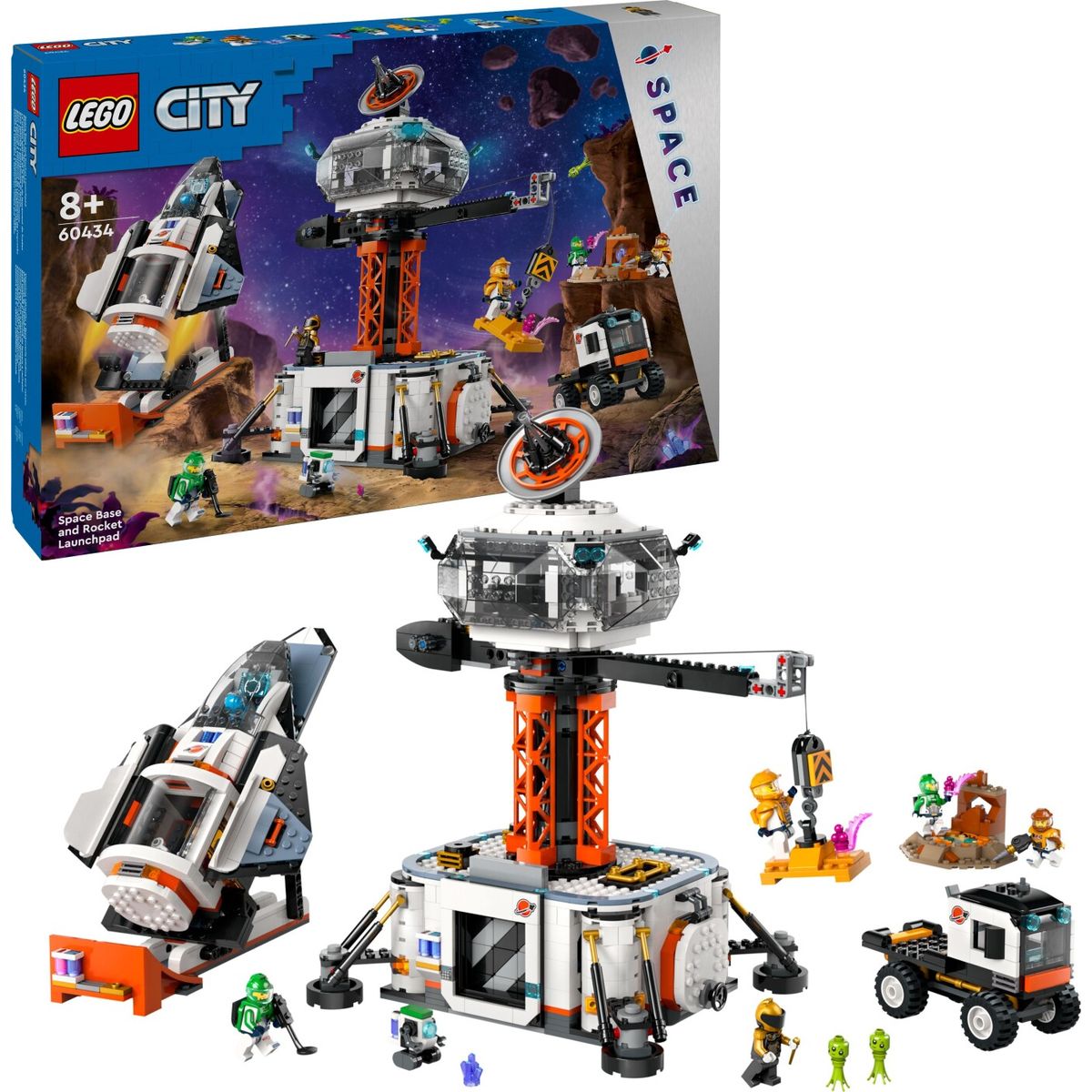 Lego City Space - Rumbase Og Raketaffyringsrampe - 60434