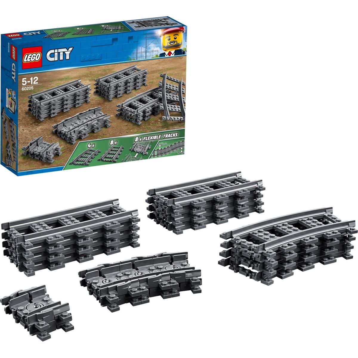 Lego City - Skinner - Sæt Med 20 Dele