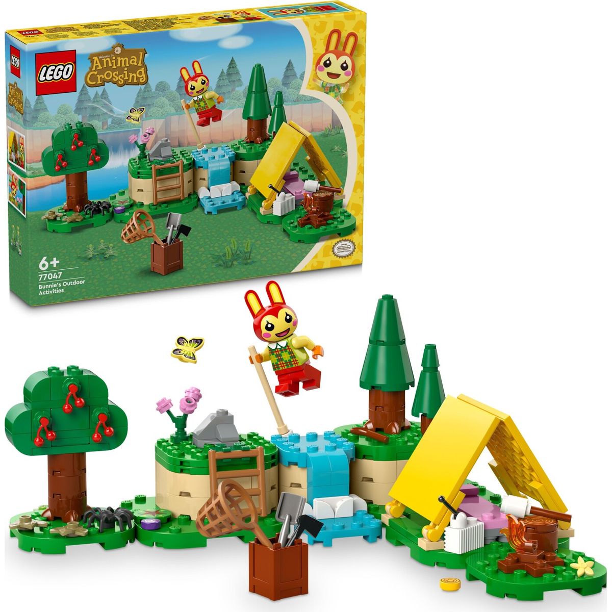 Lego Animal Crossing - Bunnies Udendørs Aktiviteter - 77047