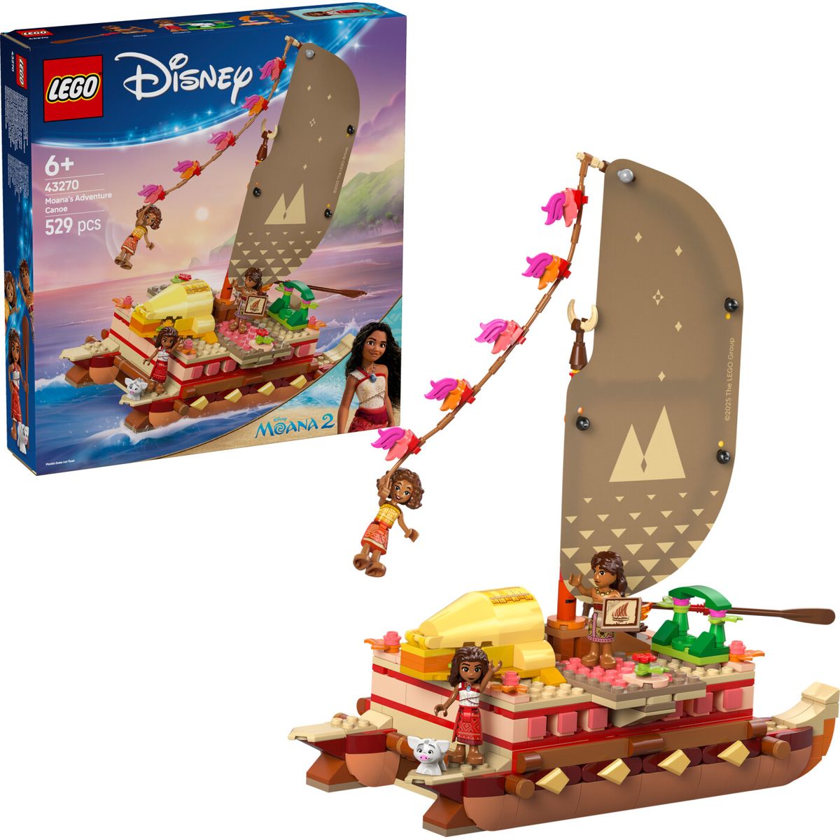 Lego Disney Vaiana 2 - Vaianas Eventyrkano - 43270