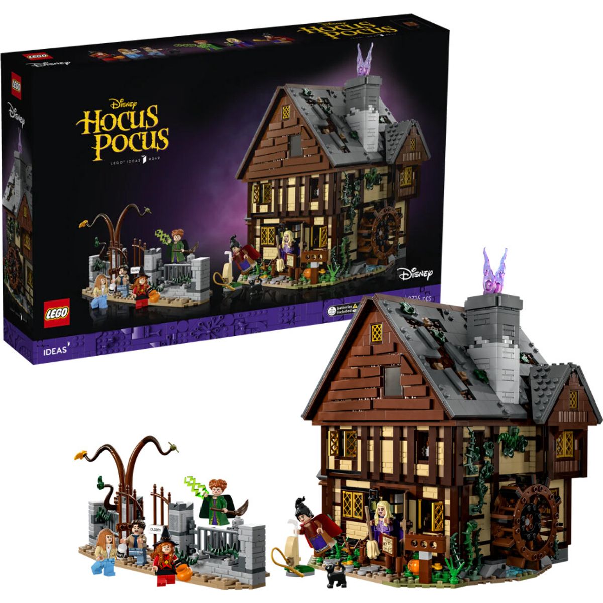 Lego Ideas Disney Hocus Pocus - Sanderson Søstrenes Hytte - 21341