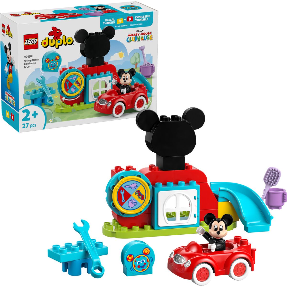 Lego Duplo Disney Mickey Mouse Clubhouse - Mickeys Klubhus Og Bil - 10454