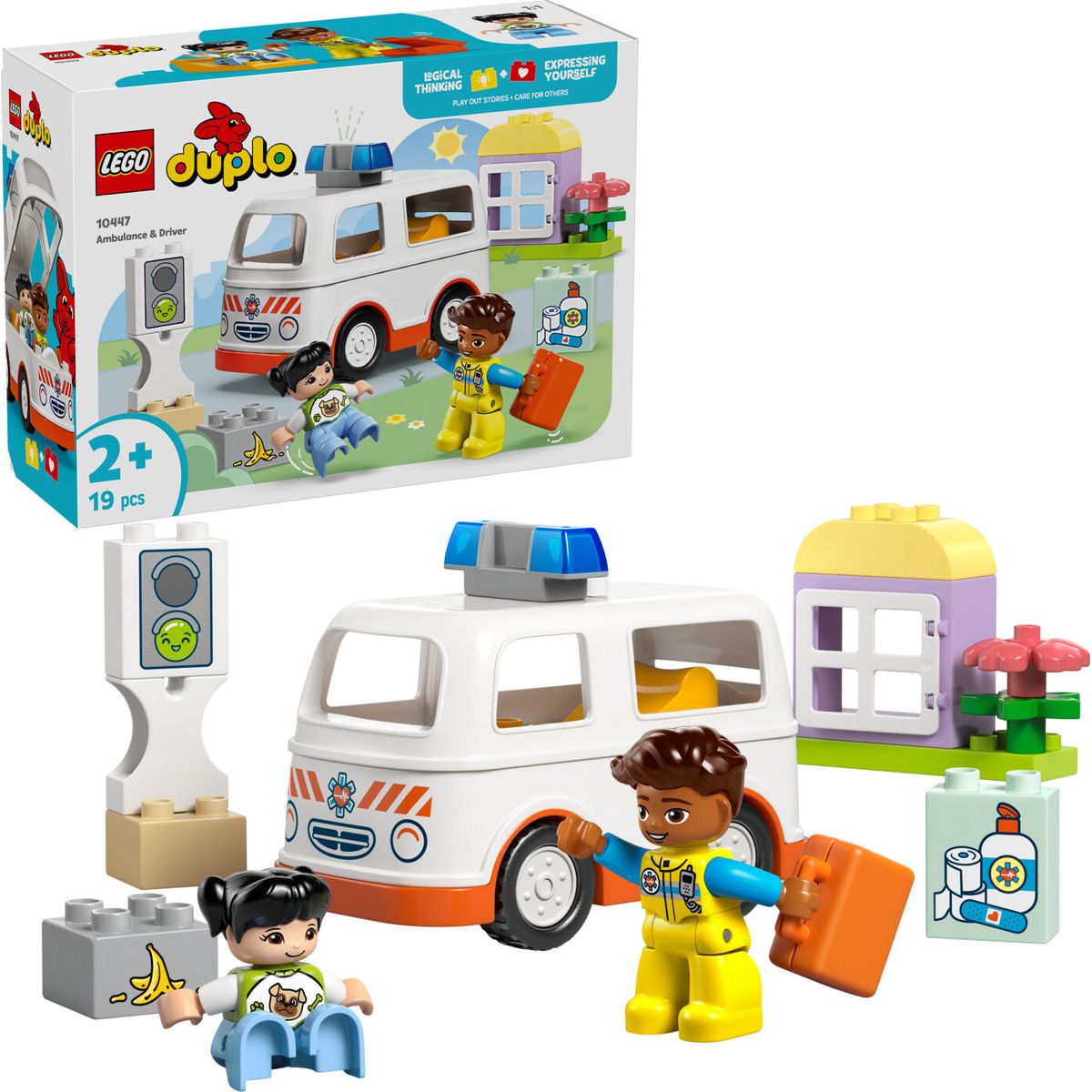 Lego Duplo - Ambulance Og Fører - 10447