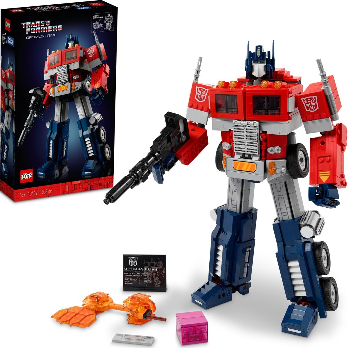 Lego Icons - Optimus Prime Fra Transformers - 10302