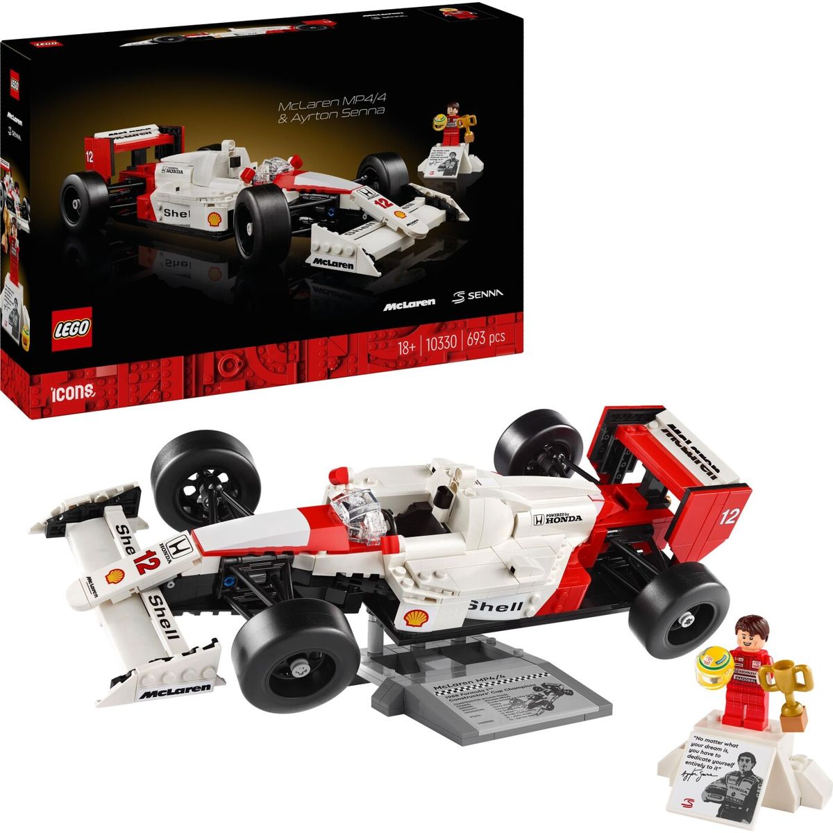 Lego Icons - Mclaren Mp4/4 Og Ayrton Senna - 10330