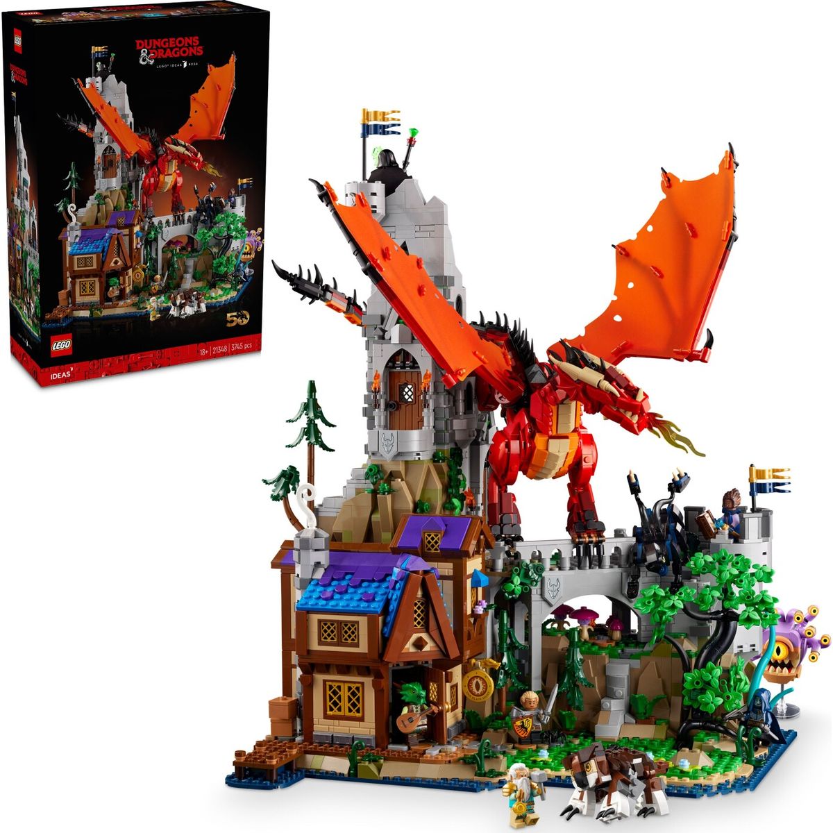 Lego Ideas - Dungeons & Dragons - Den Røde Drages Fortælling - 21348