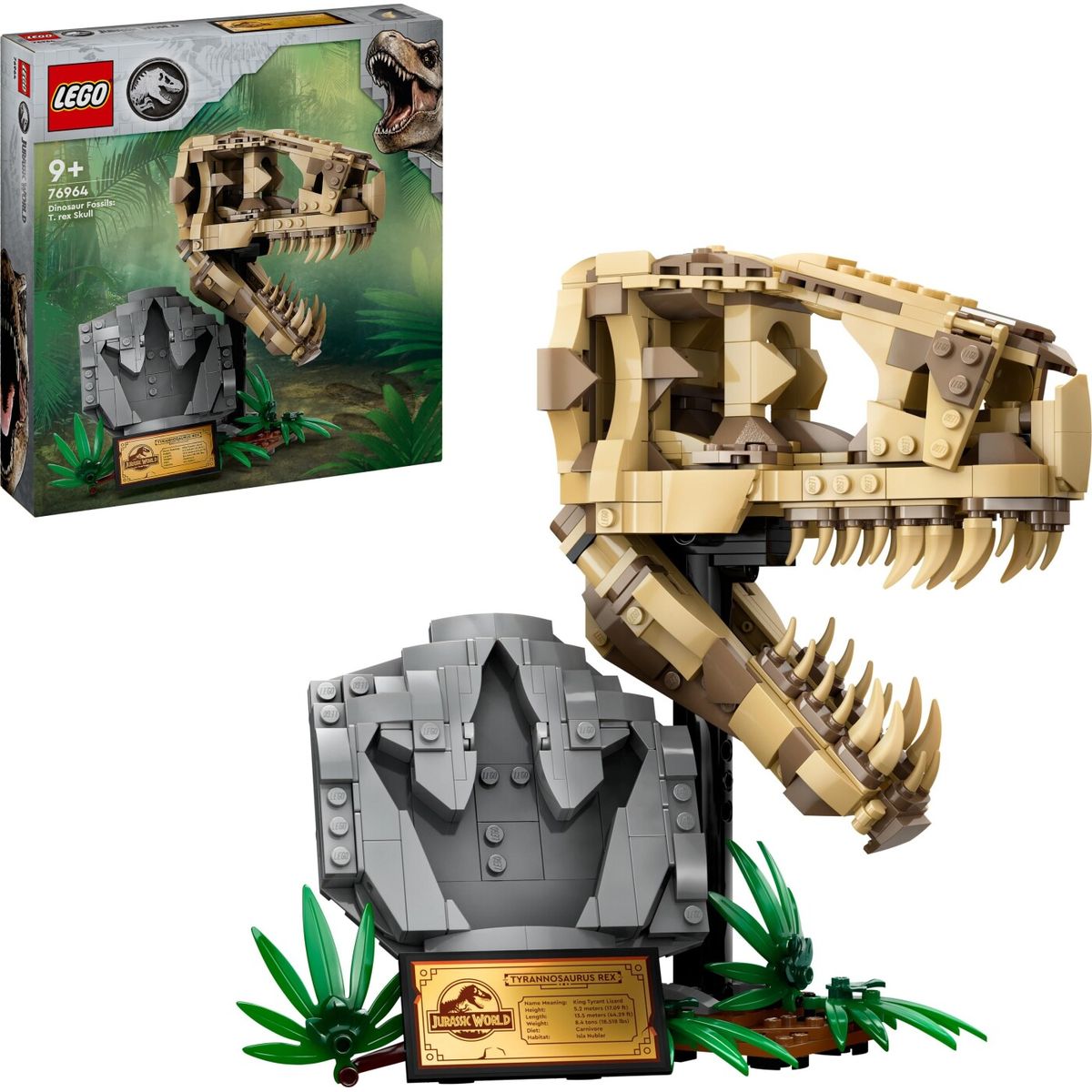 Lego Jurassic World - T-rex Kranium Dinosaurfossiler - 76964