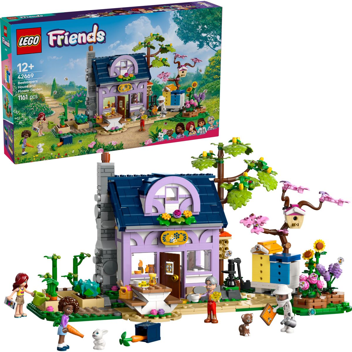 Lego Friends - Biavlerhus Og Blomsterhave - 42669