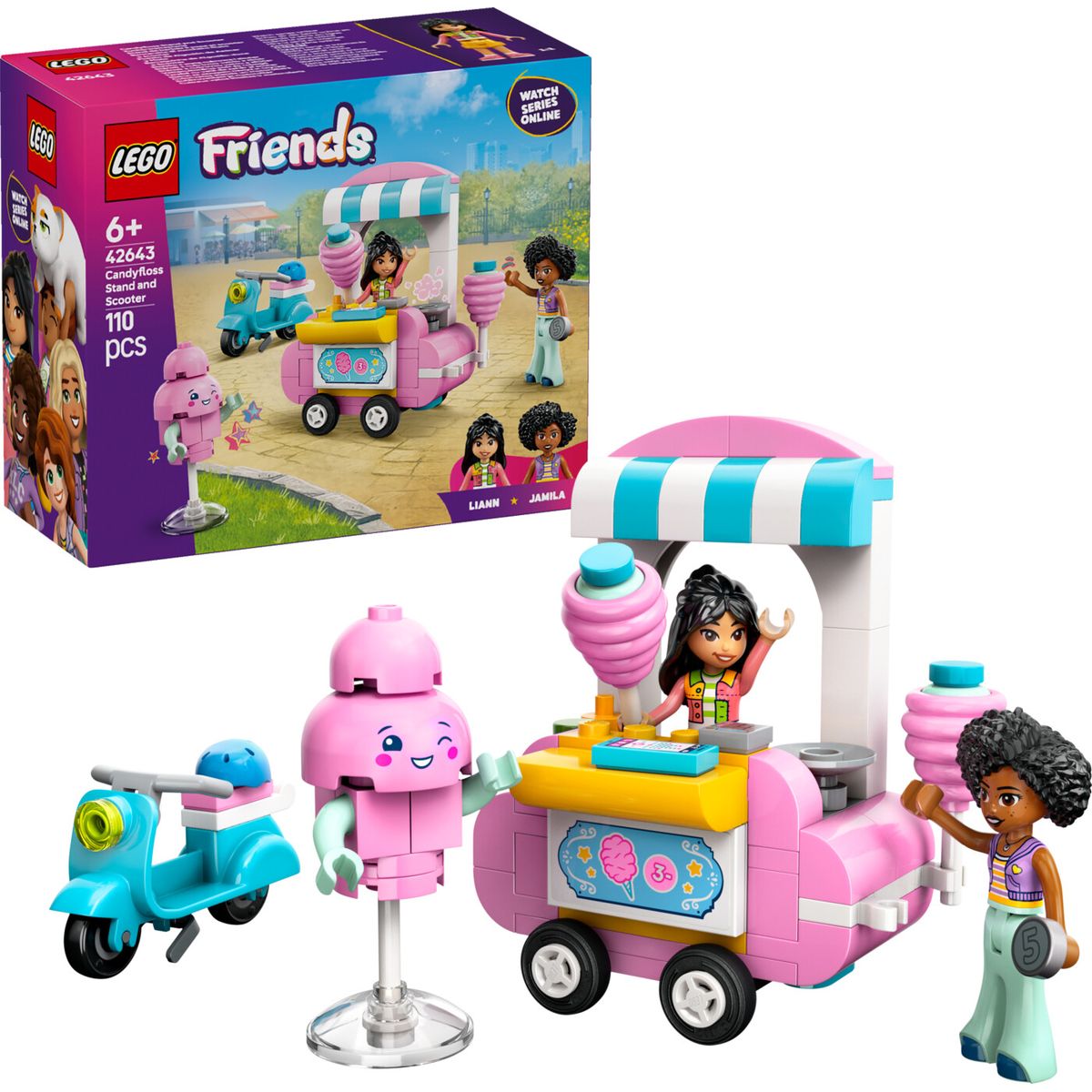 Lego Friends - Candyfloss-bod Og Scooter - 42643