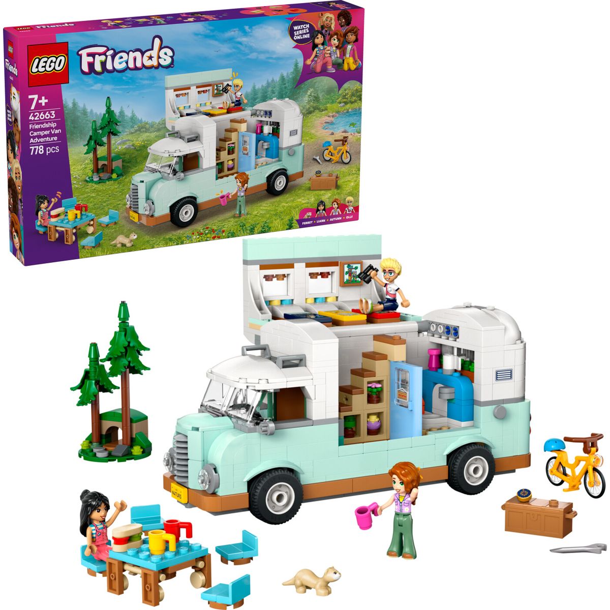 Lego - Lego Friends - Venskabs-autocamper På Eventyr (42663)