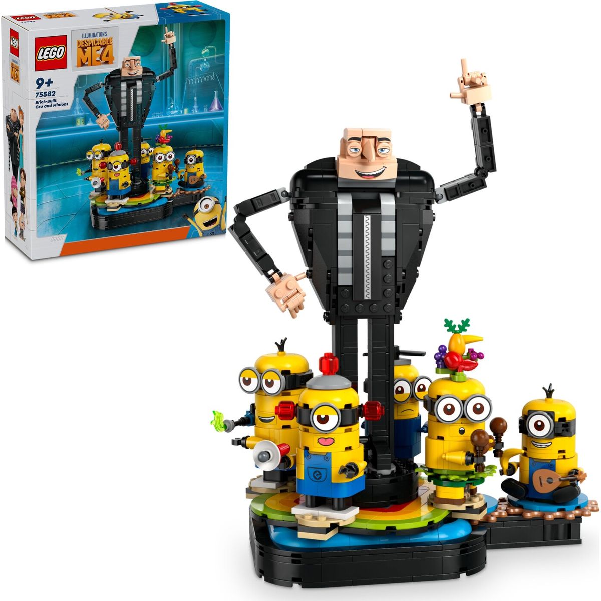 Lego Grusomme Mig 4 - Klodsbygget Gru Og Minions - 75582