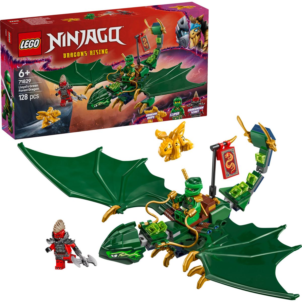 Lego Ninjago - Lloyds Grønne Skovdrage - 71829