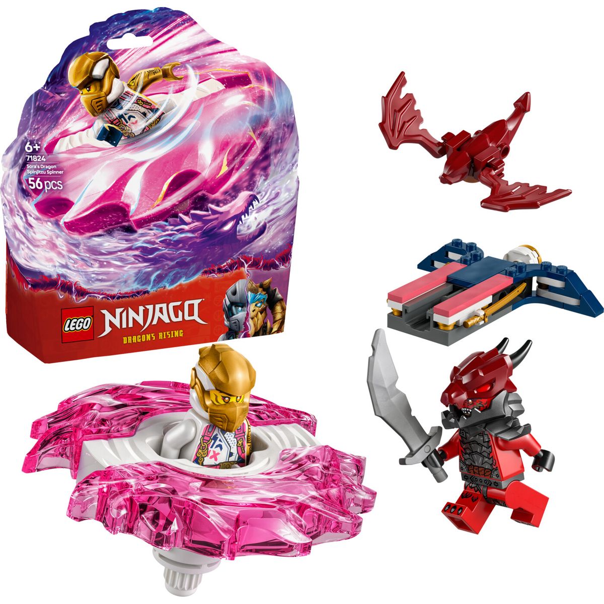 Lego Ninjago - Soras Drage Spinjitzu-spinner - 71824