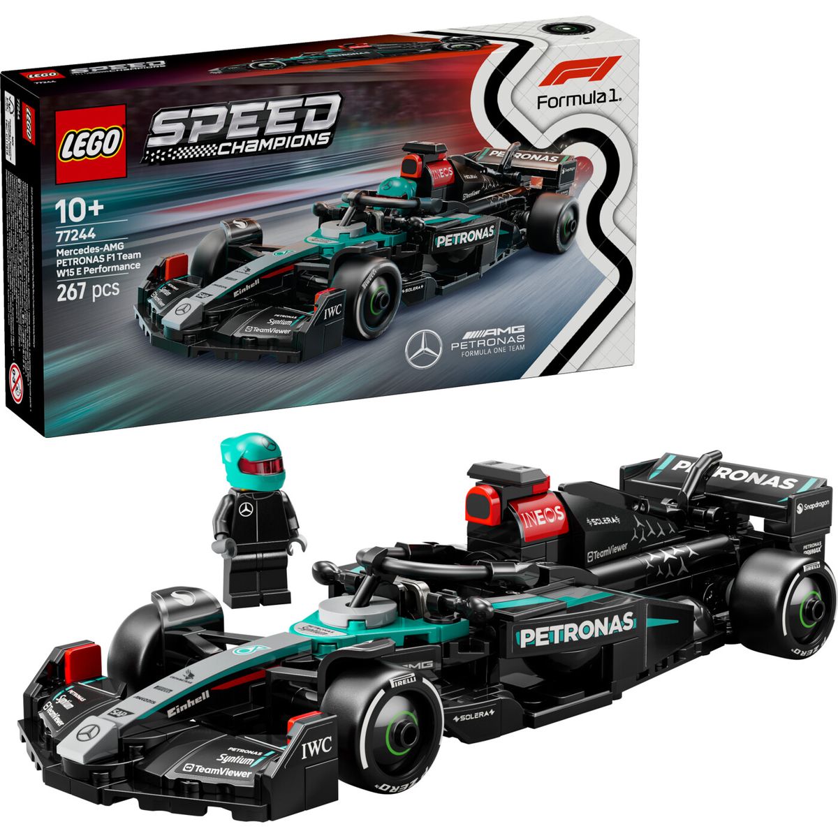 Lego Speed Champions - Mercedes-amg F1 W15 Racerbil - 77244