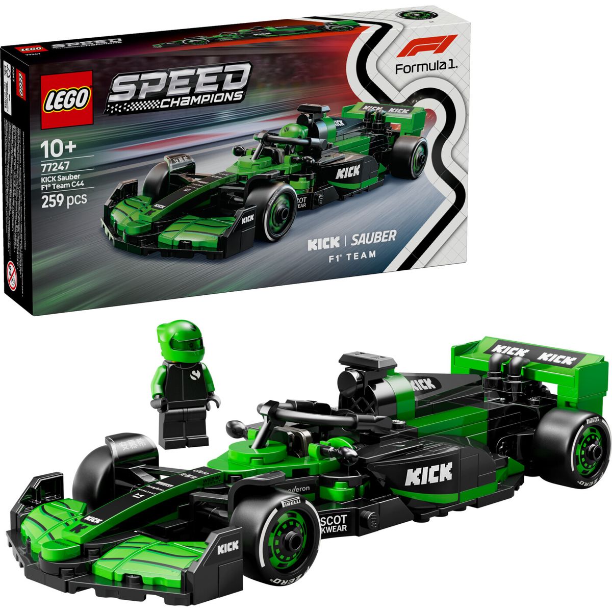 Lego Speed Champions - Kick Sauber F1 Team C44 Racerbil - 77247