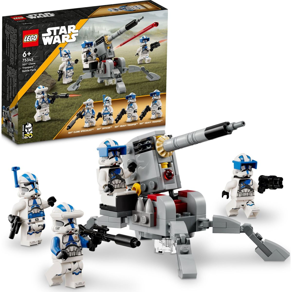 Lego Star Wars - Battle Pack - Klonsoldater - 501. Legion - 75345