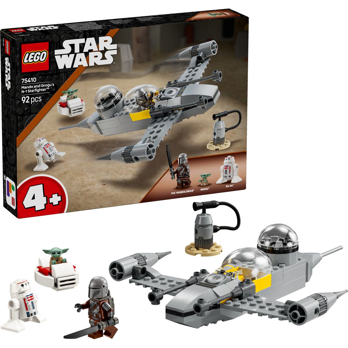 Lego - Star Wars Tm - Mando Og Grogus N-1-stjernejager (75410)