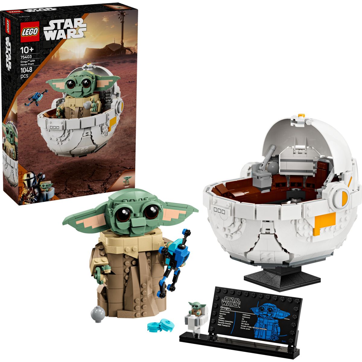 Lego Star Wars - Grogu Med Svævevogn - 75403