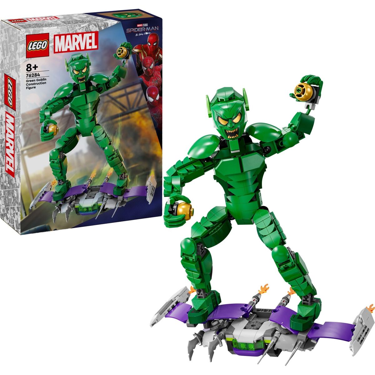 Lego Super Heroes - Byg Selv Figur Af Green Goblin - 76284