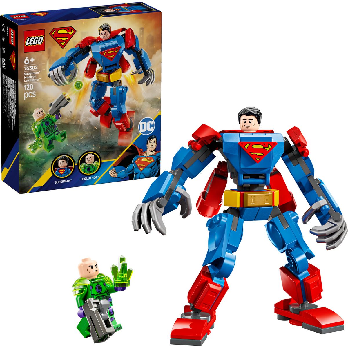 Lego Dc - Superman-mech Mod Lex Luthor - 76302