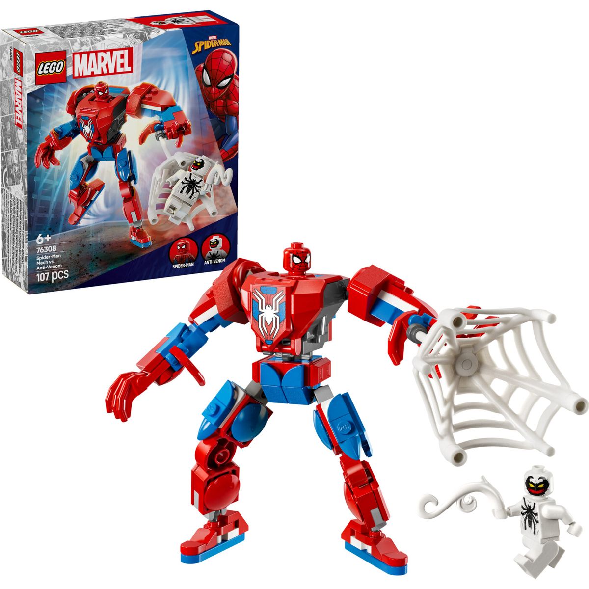 Lego - Super Heroes - Spider-man Mech Mod Anti-venom (76308)