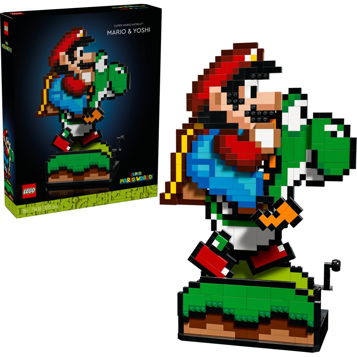 Lego Super Mario - Super Mario World - Mario Og Yoshi - 71438