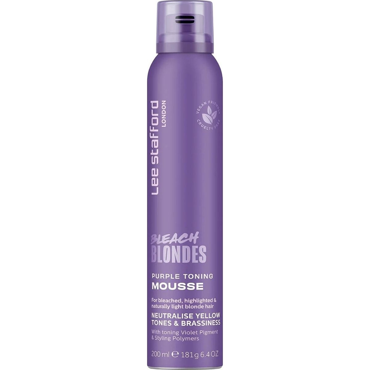 Lee Stafford - Bleach Blondes Purple Toning Mousse - 200 Ml