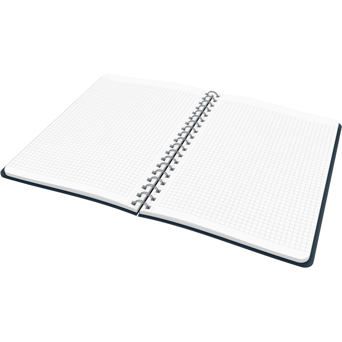 Leitz - Cosy Notebook Spiral Ridge Large Grey - Squared