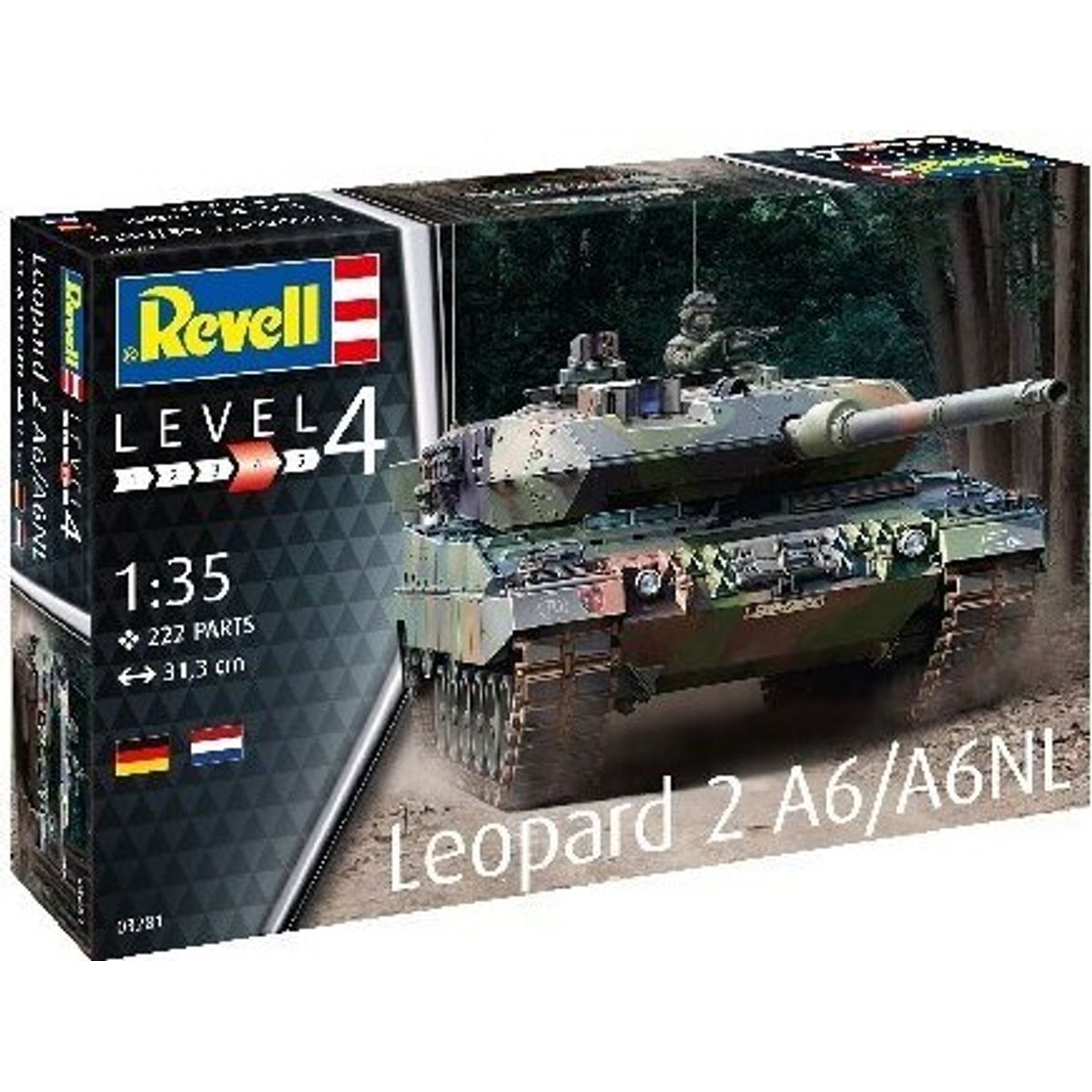 Revell - Leopard 2 A6 Tank Byggesæt - 1:35 - 03281