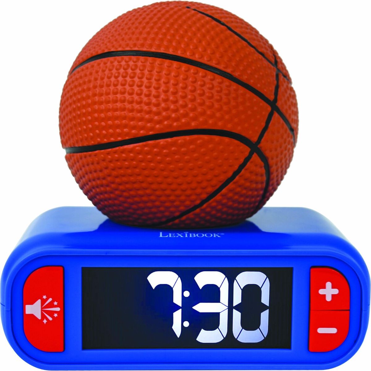 Lexibook - Digital Alarm Clock With 3d Basketball Night Light And Sound Effects - (rl800ba)