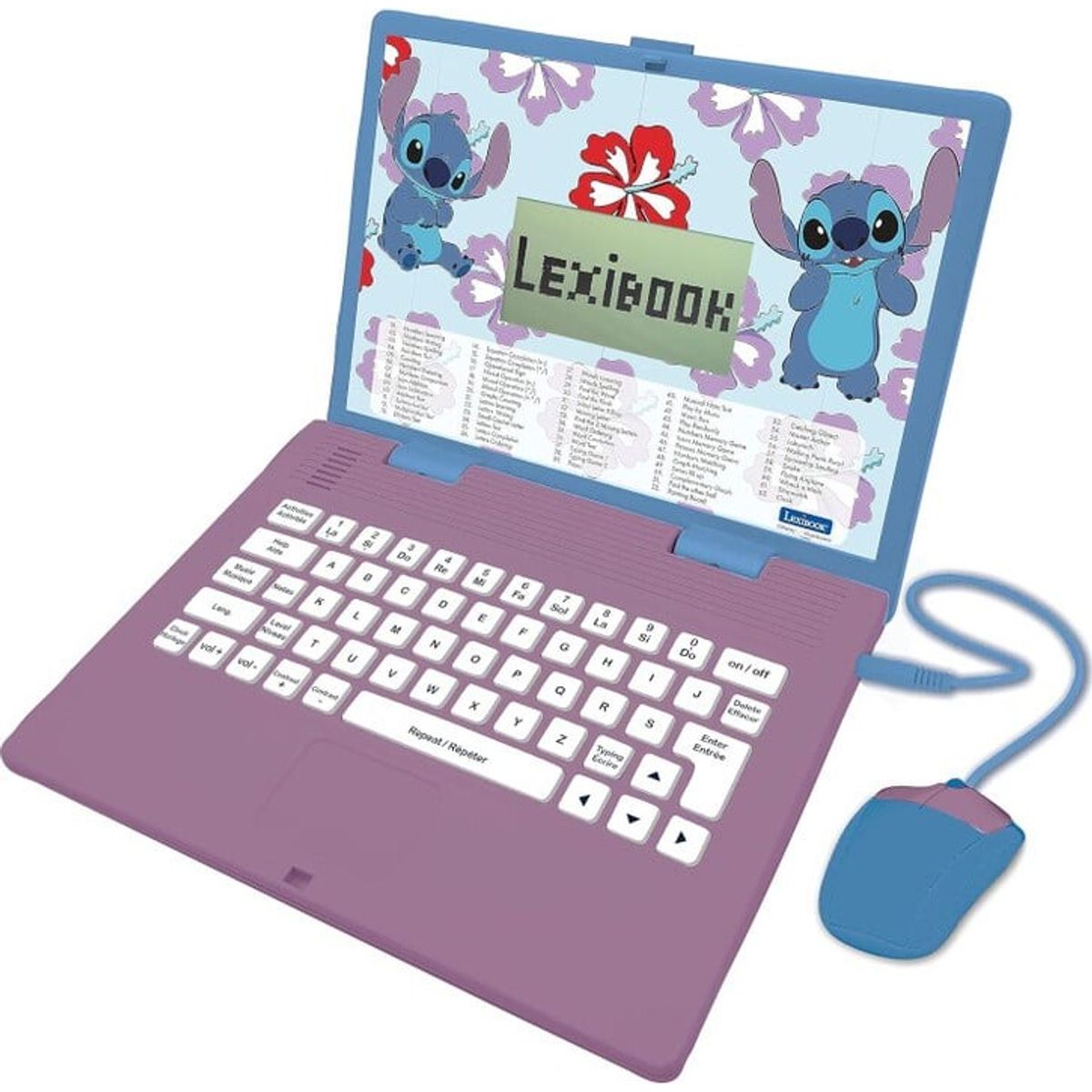 Lexibook - Laptop - Disney Stitch - Tosproget - Fransk Og Engelsk