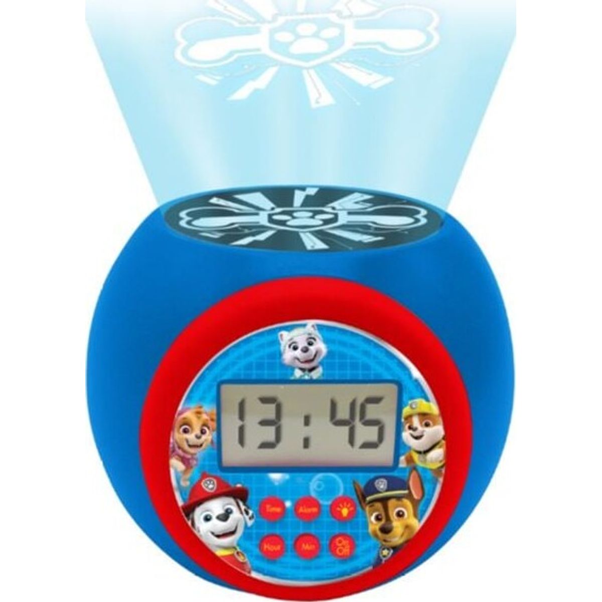 Paw Patrol Vækkeur Med Projektor Og Timer - Lexibook