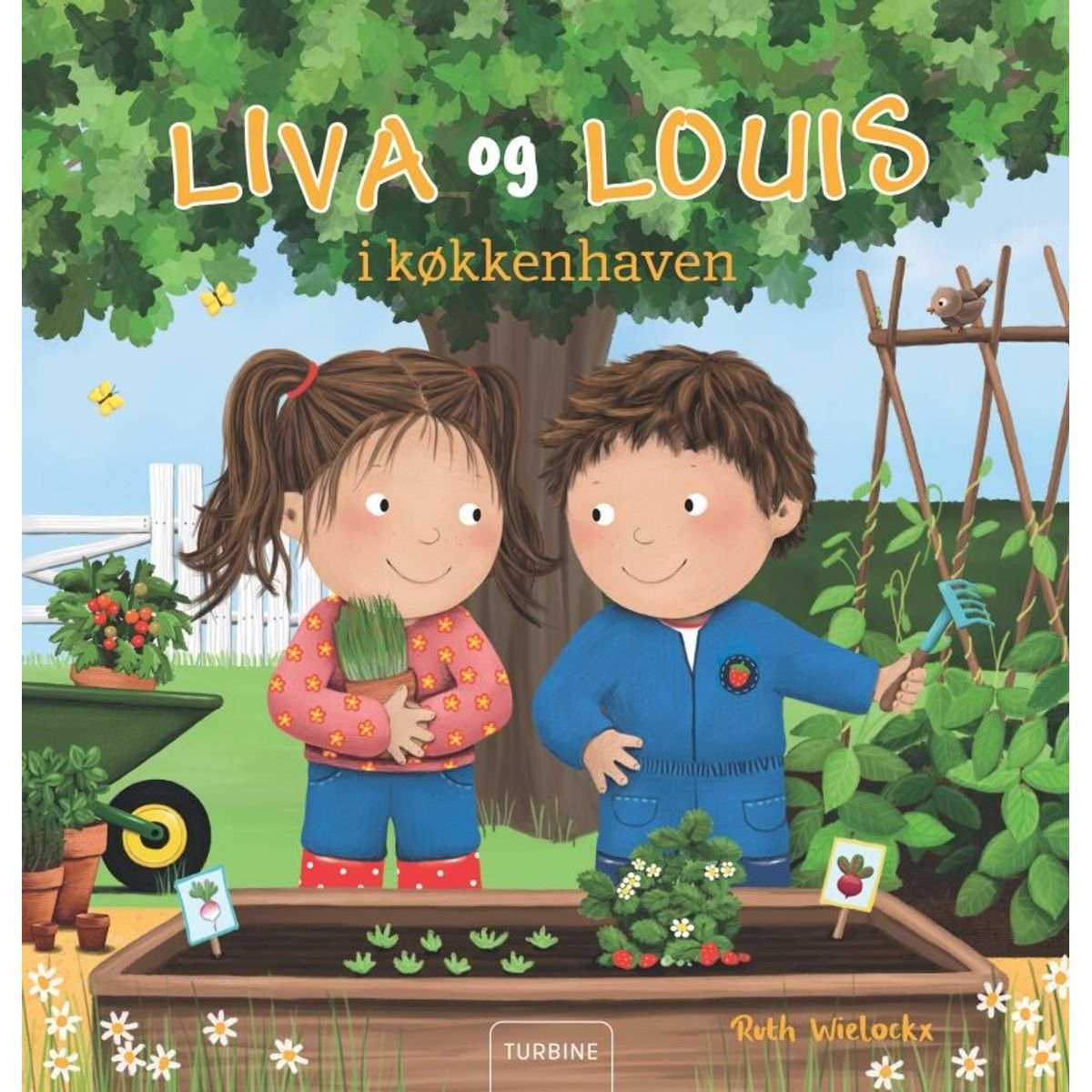 Liva Og Louis I Køkkenhaven - Ruth Wielockx - Bog