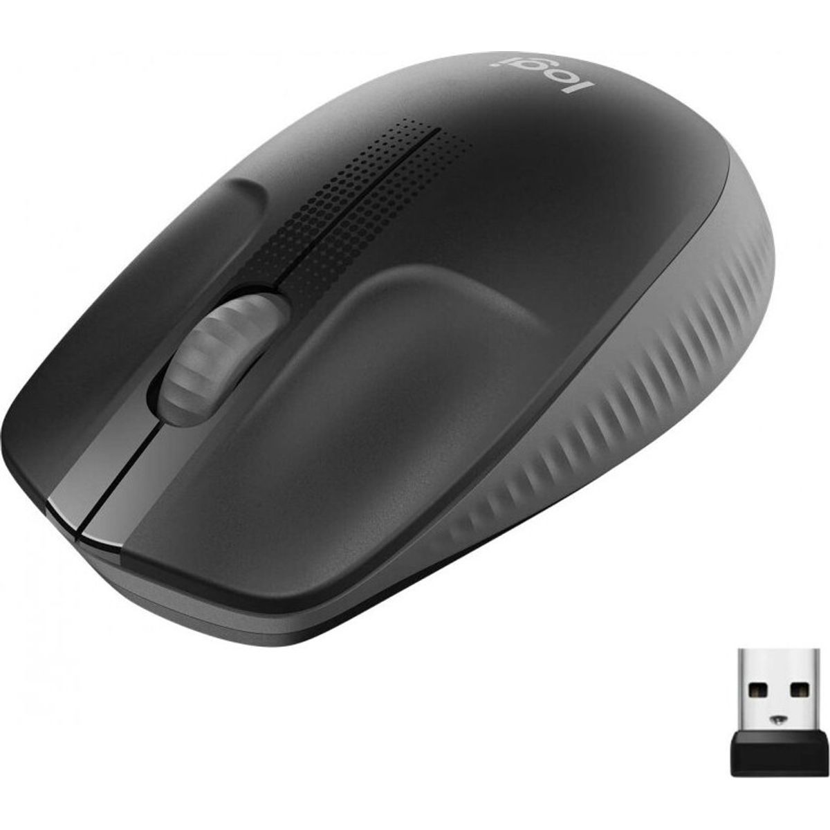 Logitech M190 - Trådløs Mus - Optisk - 1000 Dpi - Sort