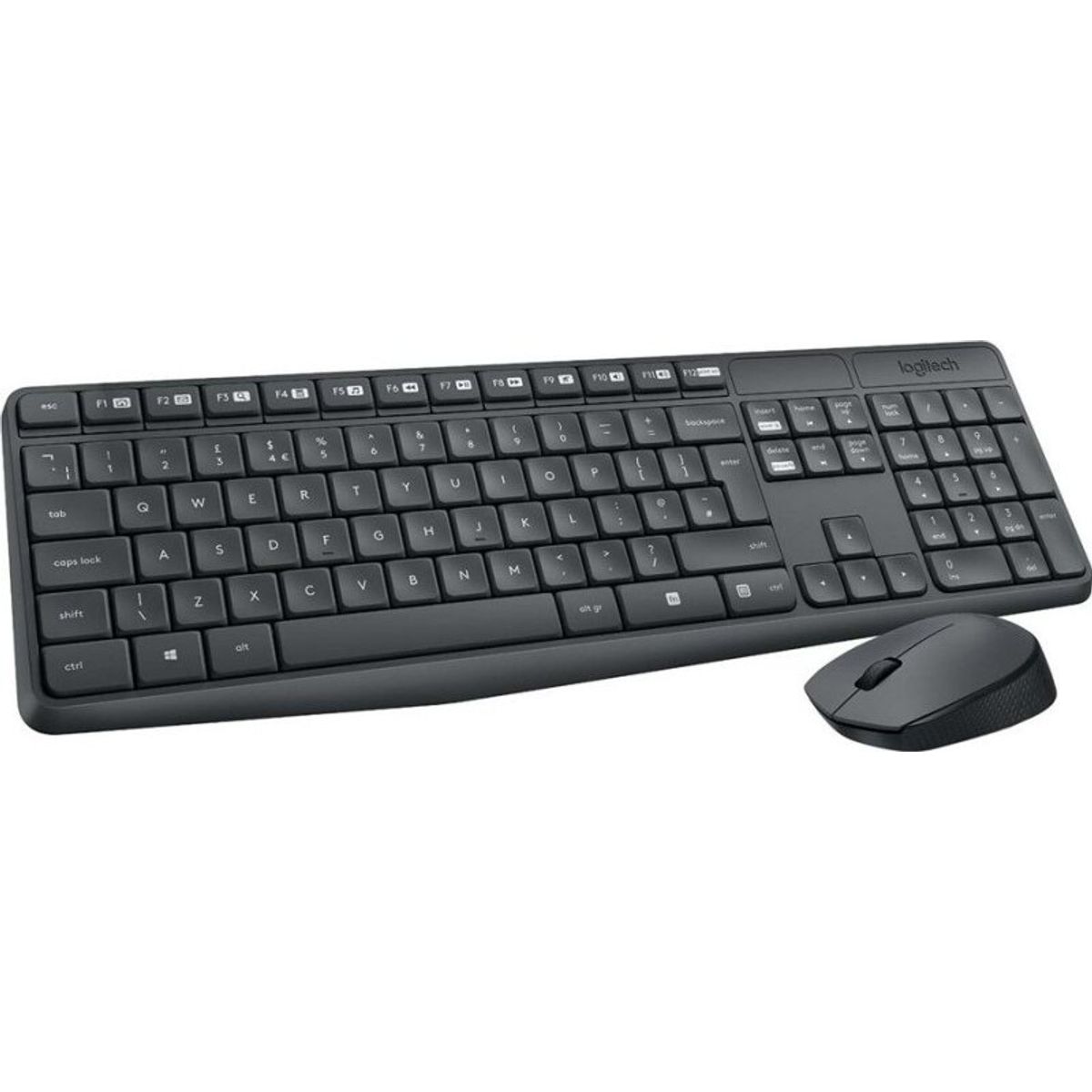 Logitech Mk235 - Trådløs Tastatur Og Mus Sæt