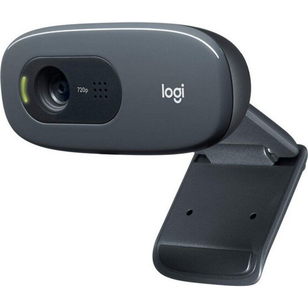 Logitech C270 - Usb Webcam Til Pc - Hd 720p 3mp - Grå