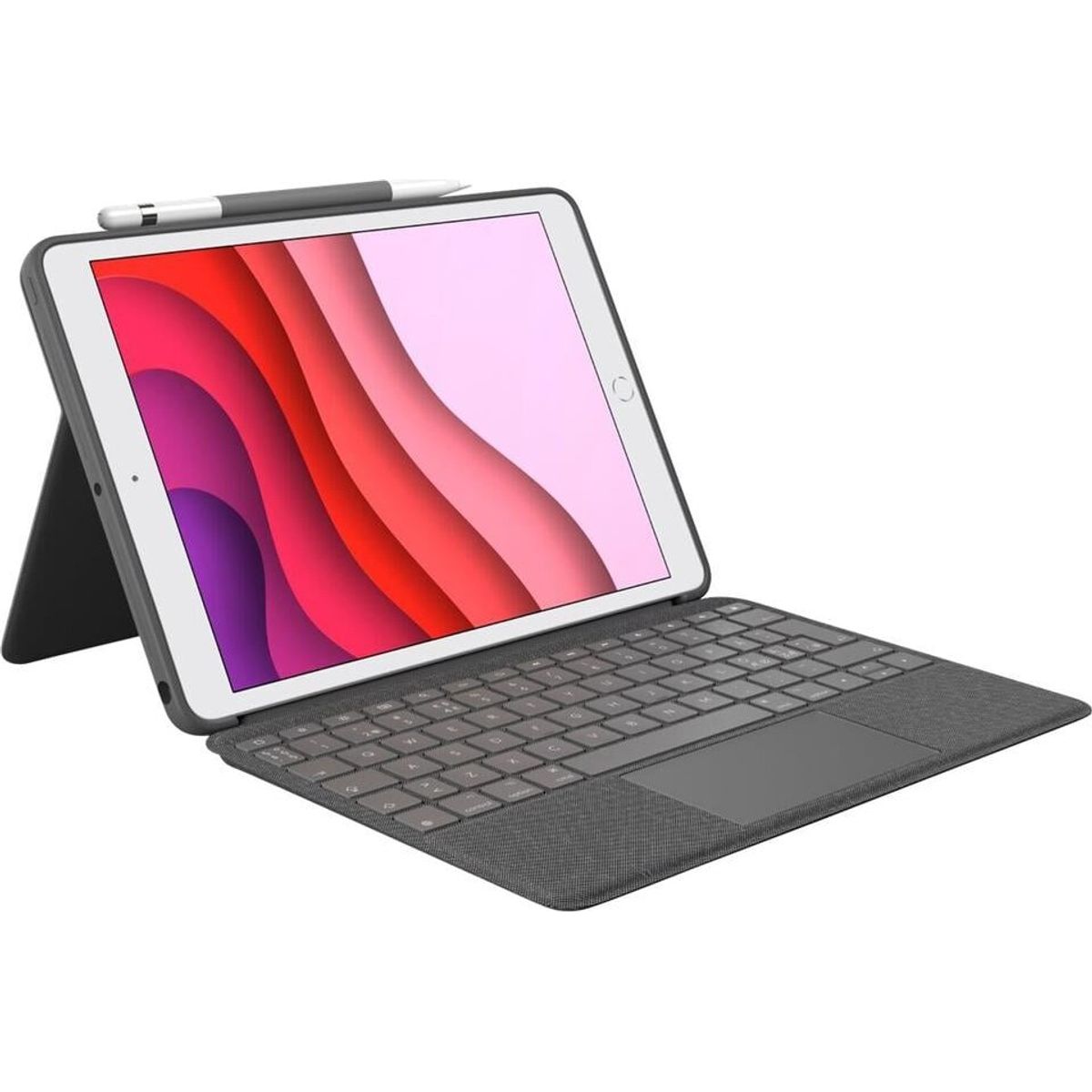 Logitech - Combo Touch - Tastatur Og Trackpad Til Ipad - 10th Gen - Nordic