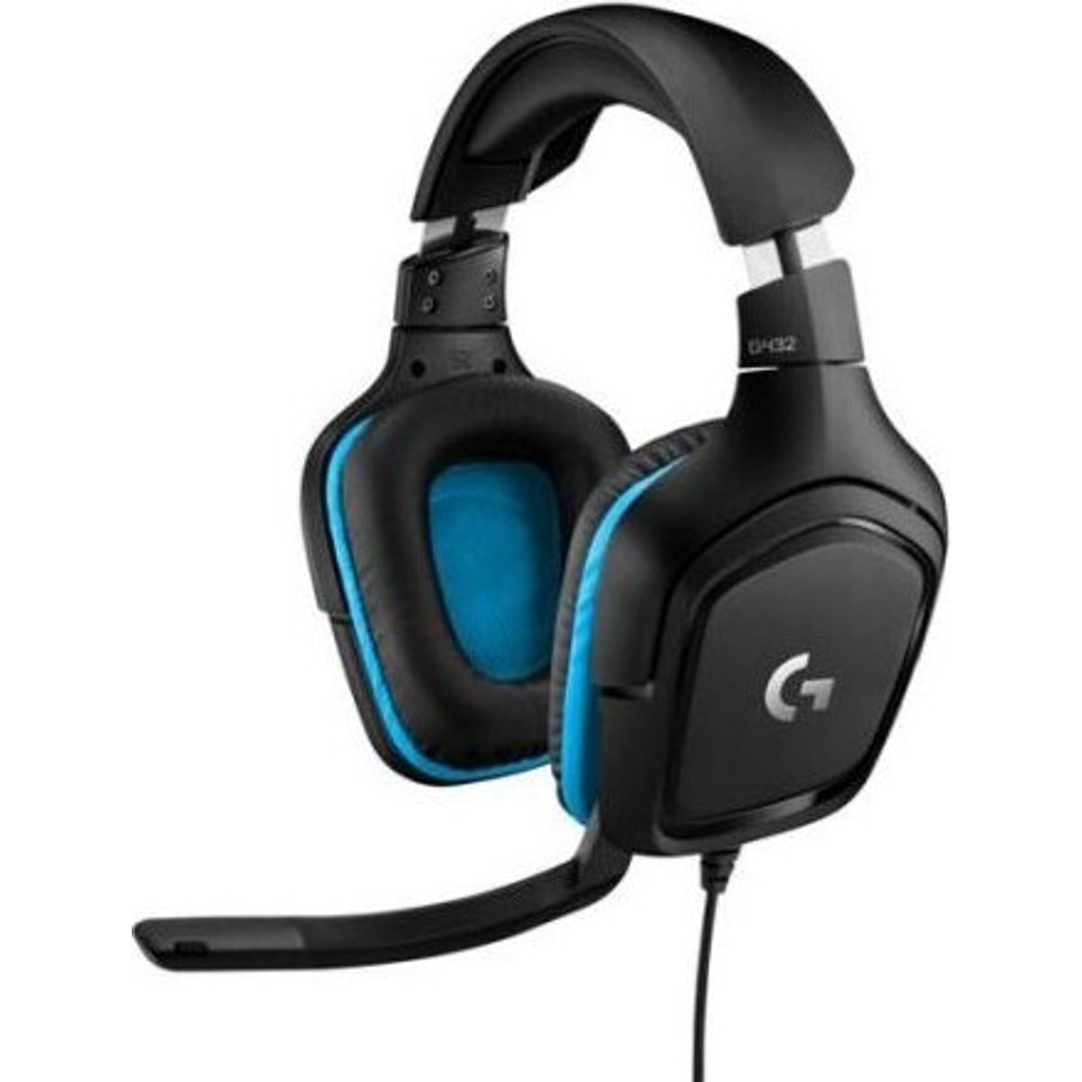 Logitech G432 - 7.1 Gaming Headset - Sort Blå