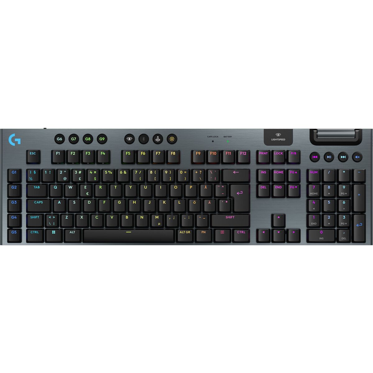 Logitech - G915 X Lightspeed Low-profile Wireless Gaming Keyboard