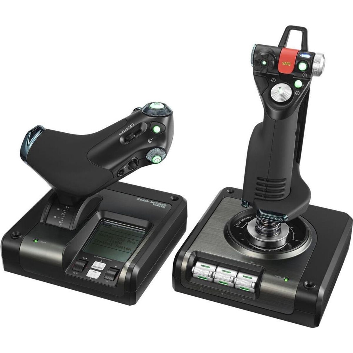 Logitech - G Saitek X52 Pro Flight Control System Til Mac Og Pc