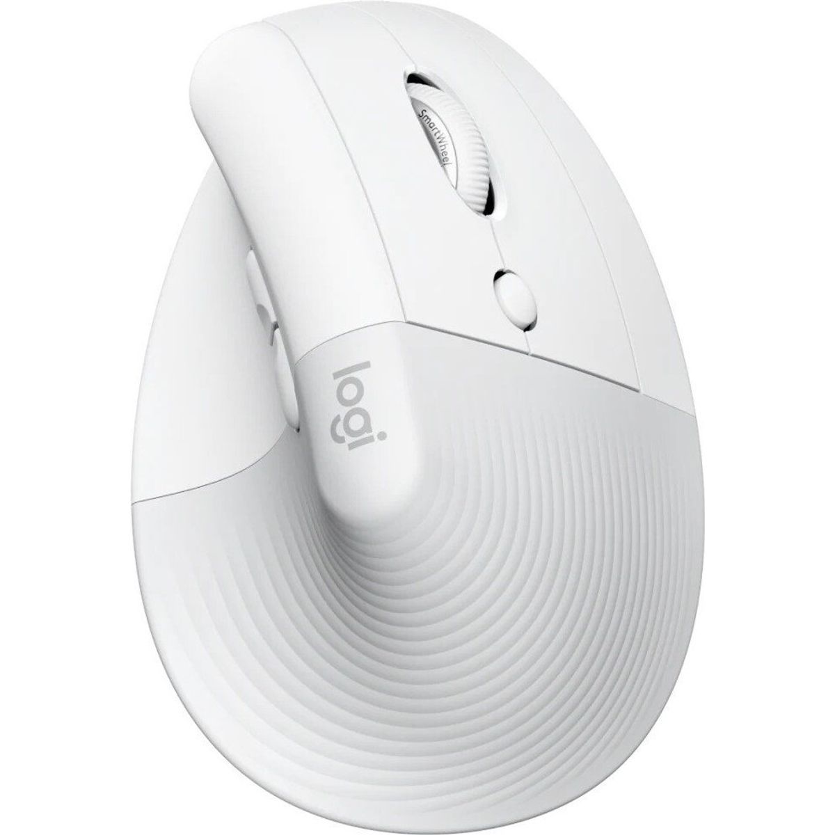 Logitech - Lift Vertical Ergonomisk Trådløs Mus - Optisk - Hvid - 4000 Dpi