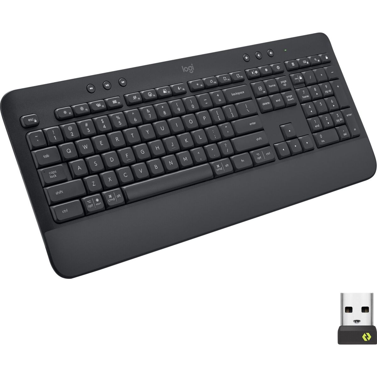 Logitech Signature K650 - Trådløst Tastatur - Sort - Nordisk