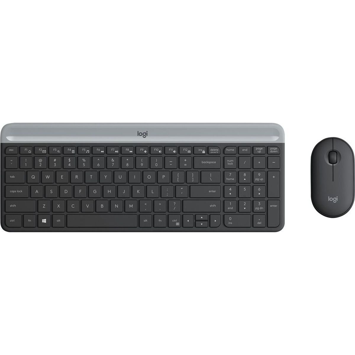 Logitech Mk470 - Trådløs Mus Og Tastatur - Sort