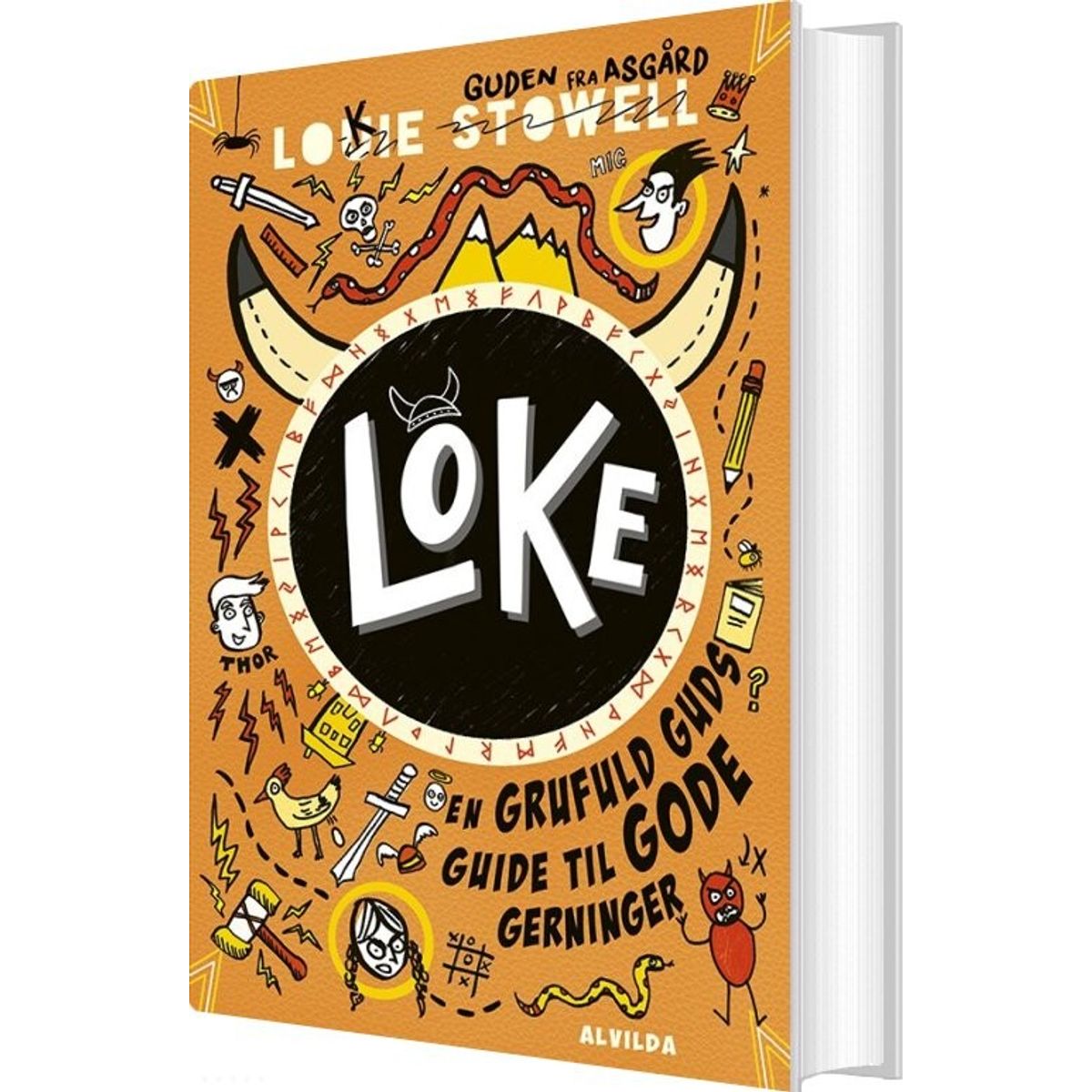 Loke - En Grufuld Guds Guide Til Gode Gerninger - Louie Stowell - Bog