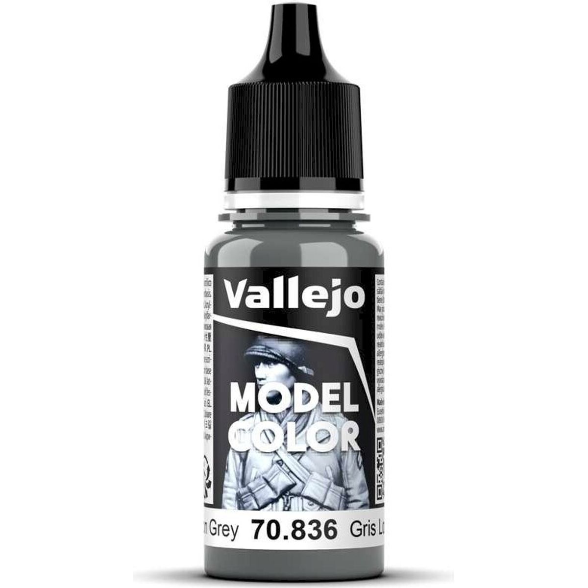 Vallejo - Model Color - London Grey Mat - 17-18 Ml - 70836