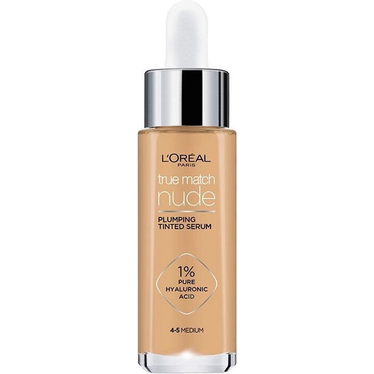 L'oréal - True Match Nude Plumping Tinted Serum - 4-5 Medium