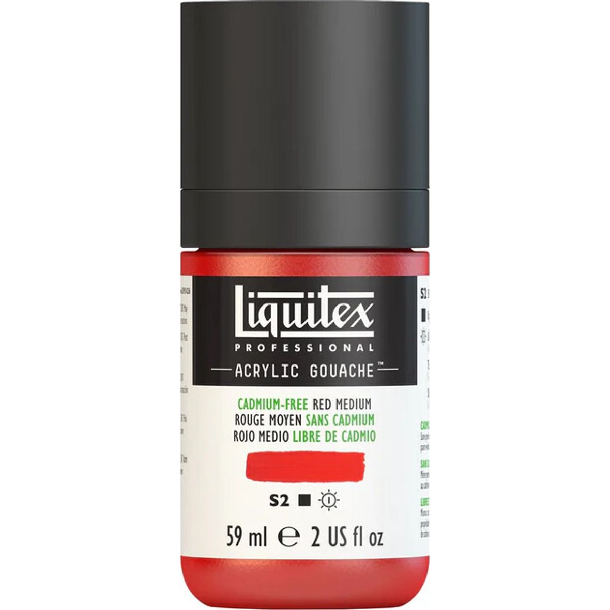 Liquitex - Akrylmaling Gouache - Cadmium Free Red Medium 59 Ml