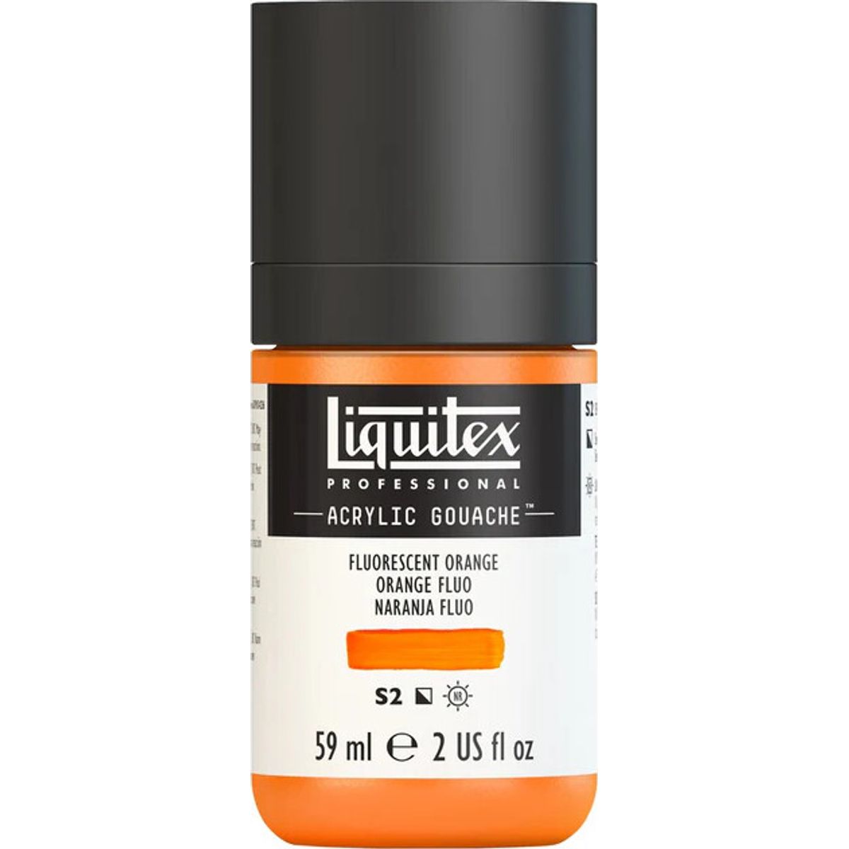 Liquitex - Gouache Akrylmaling - Fluorescent Orange 59 Ml