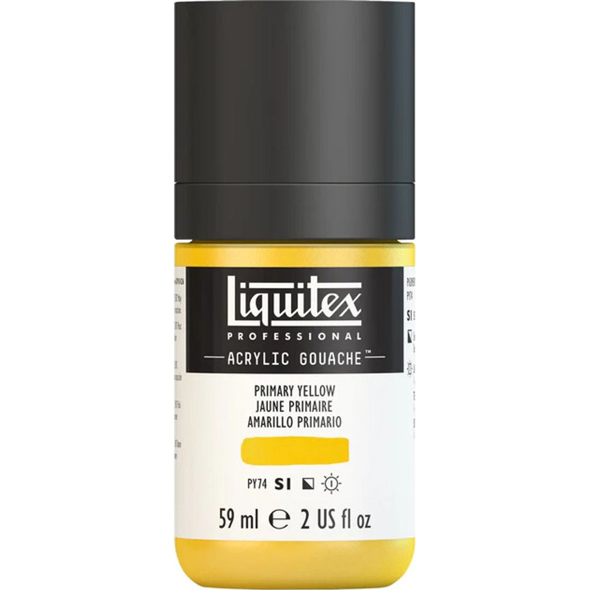 Liquitex - Akrylmaling Gouache - Primary Yellow 59 Ml