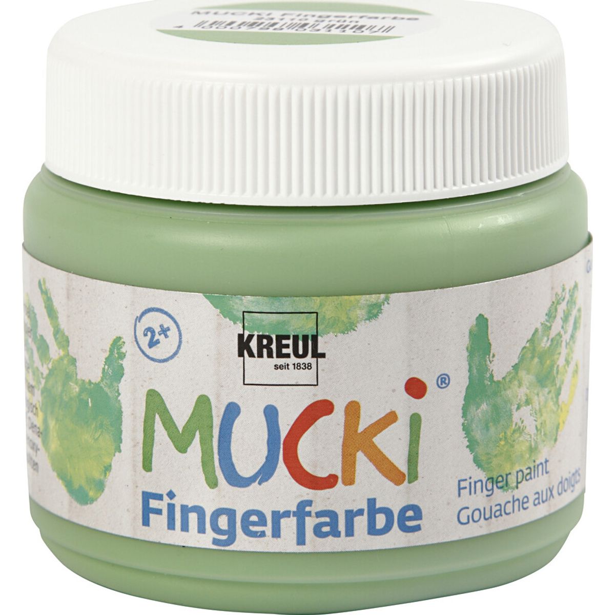 Mucki Fingermaling - Grøn - 150 Ml